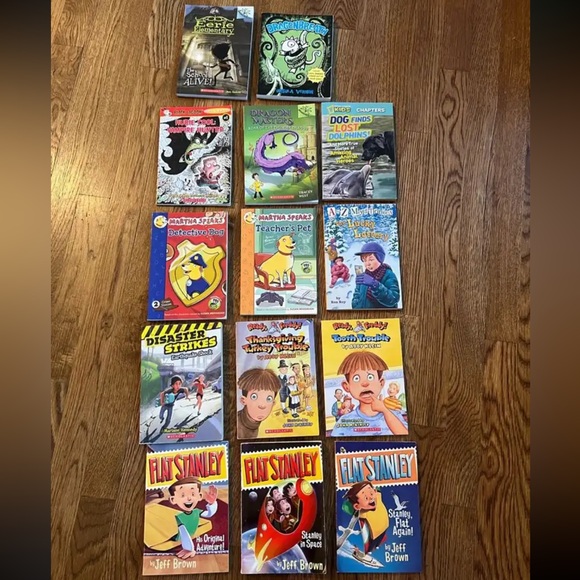 14 kids books-Flat Stanley Ready, Freddy! Disaster Strikes Martha Speaks, etc. - Picture 1 of 6